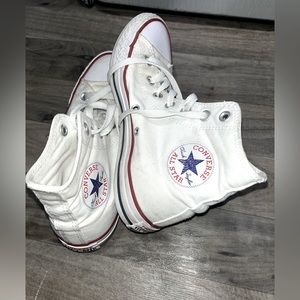 White high top Converse